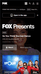 Mobile Screenshot of fox.com