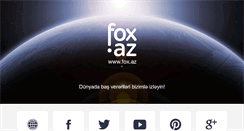 Desktop Screenshot of fox.az